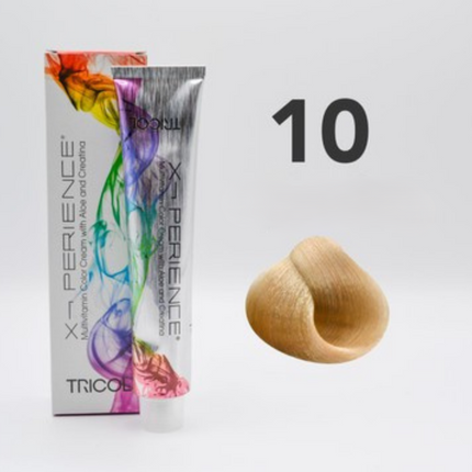 Tricol Xperience - Permanent Hair Dye - 10 - Very Light Extra Blonde - 100 ml