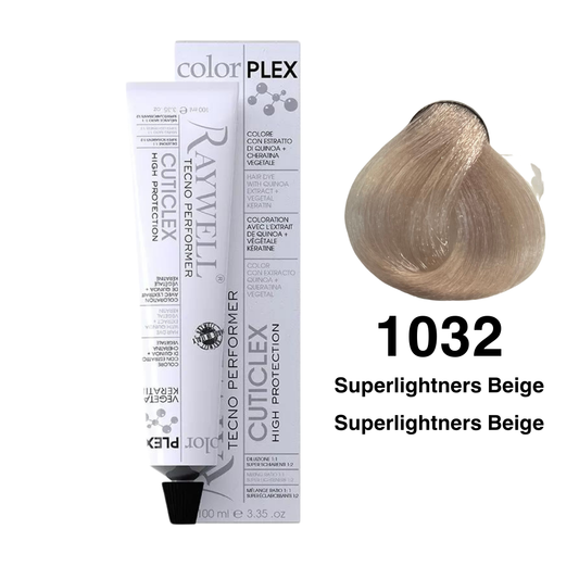 Raywell ColorPlex - Permanent Hair Dye - 1032 - Superlightners Beige - 100 ml