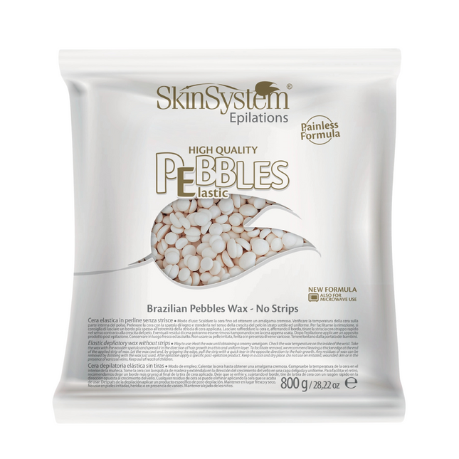SkinSystem Pebbles Hair Removal Wax - Vanilla Cream 800g