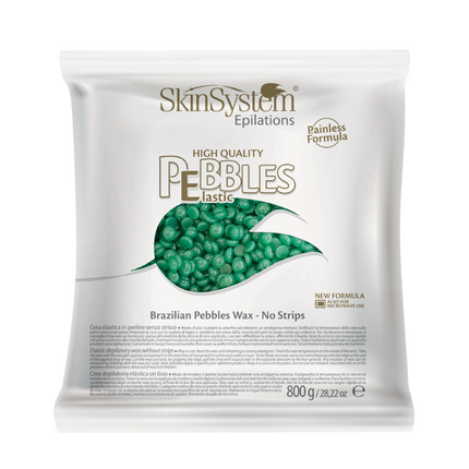 SkinSystem Pebbles Hair Removal Wax - Chlorophyll Cream 800g