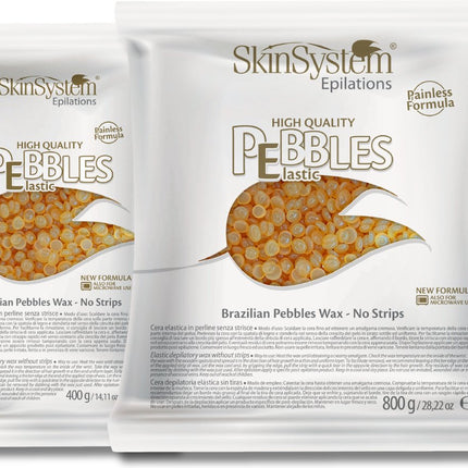 SkinSystem Pebbles Depilatory Wax - Honey Cream 800g