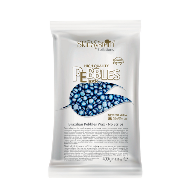 SkinSystem Pebbles Hair Removal Wax - Azulene Cream 400g