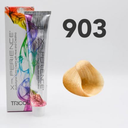 Tricol Xperience – Permanente Haarverf – 903 BLOND DORÉ ULTRA CLAIR – 100 ml