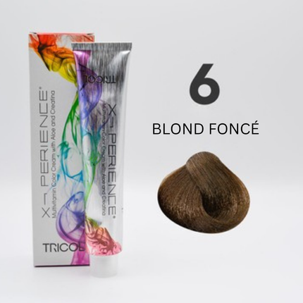 Tricol Xperience - Permanente Haarkleuring - 6 - DONKERBLOND - 100 ml