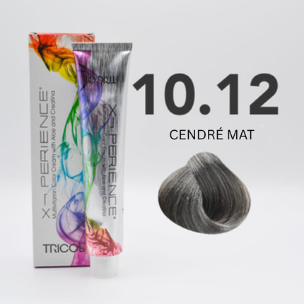 Tricol Xperience – Permanent Hair Dye – 10.12 – Ash Matte – 100 ml