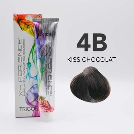 Tricol Xperience - Permanent Hair Dye - 4B - Kiss Chocolate - 100 ml