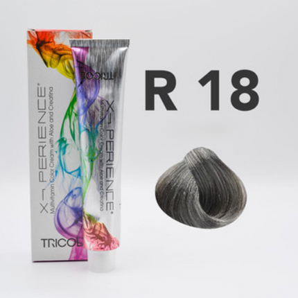 Tricol Xperience - Permanent Hair Dye-R18-ANTI-RED- 100 ml