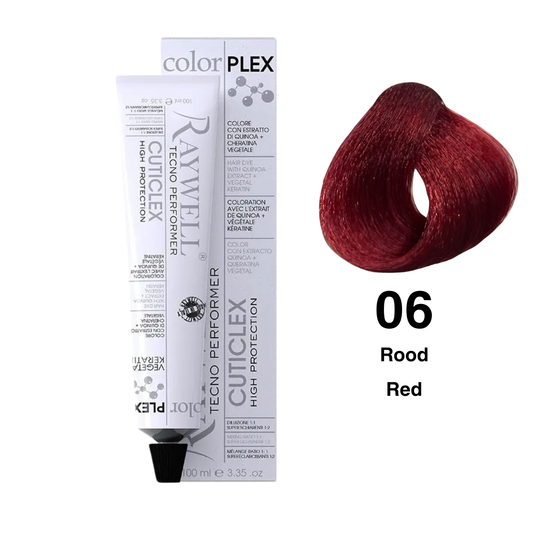 Raywell ColorPlex - Permanent Hair Dye - 06 - Red - 100 ml