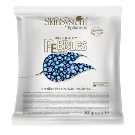 SkinSystem Pebbles Hair Removal Wax - Azulene Cream 800g