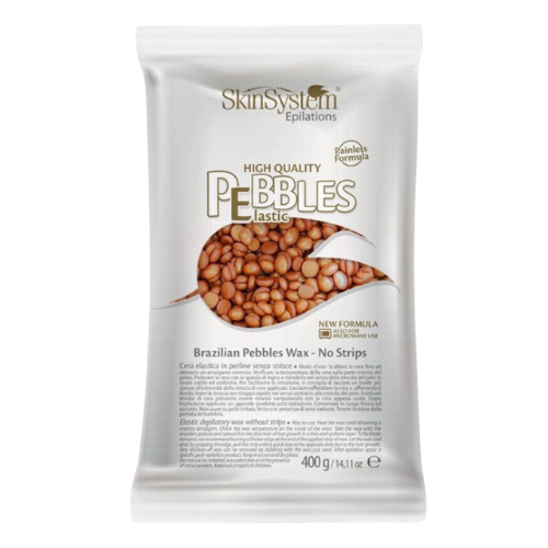 SkinSystem Pebbles Hair Removal Wax - Bronze Cream 400g