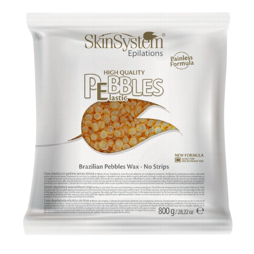 SkinSystem Pebbles Depilatory Wax - Honey Cream 800g