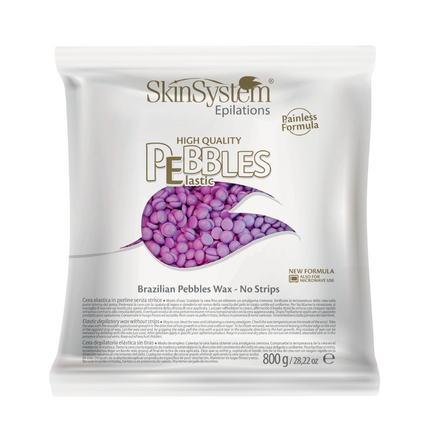 SkinSystem Pebbles Hair Removal Wax - Violette Cream 800g