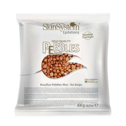 SkinSystem Pebbles Hair Removal Wax - Bronze Cream 800g