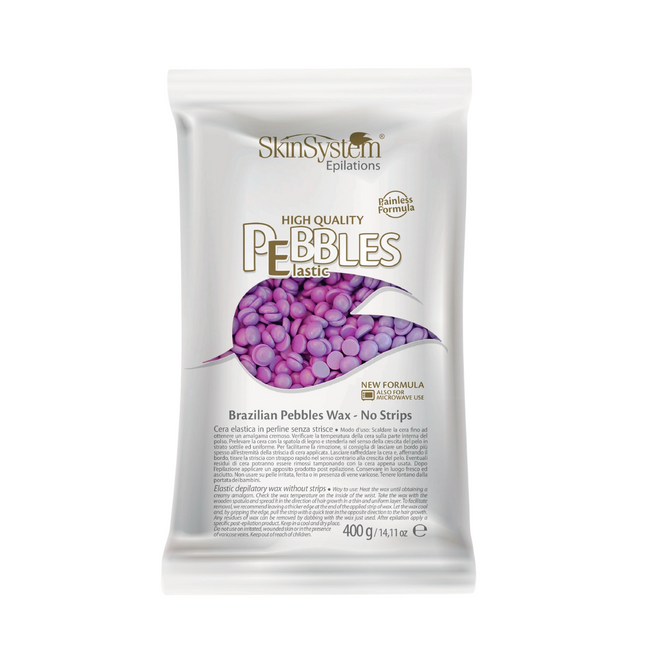 SkinSystem Pebbles Hair Removal Wax - Violette Cream 400g
